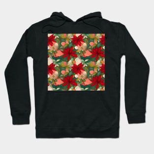 dreamy floral christmas Hoodie